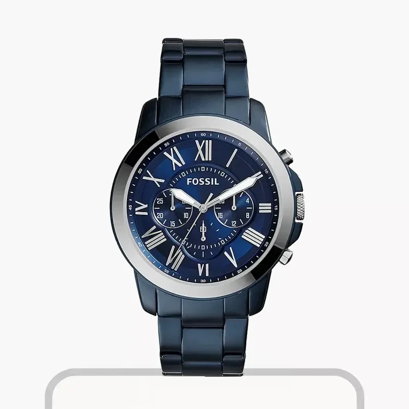 Fossil Grant Chronograph Blue Dial Men’s Watch- FS5230